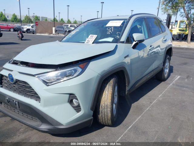4T3R6RFV7MU016565 Toyota Rav4 Xle Hybrid