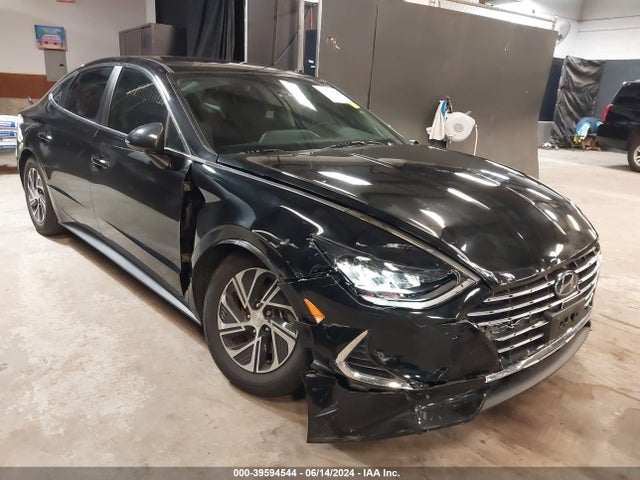 Hyundai Sonata Blue 2021 KMHL24JJ9MA033418 Image 6