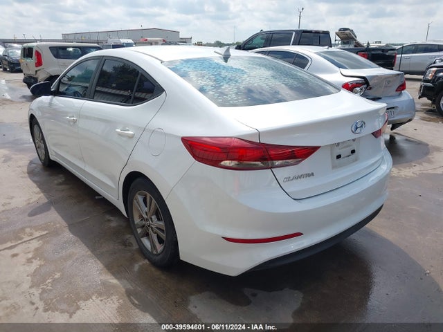Aukcja sprzedaży 2018 Hyundai Elantra Sel, vin: 5NPD84LF0JH398901, numer aukcji: 39594601