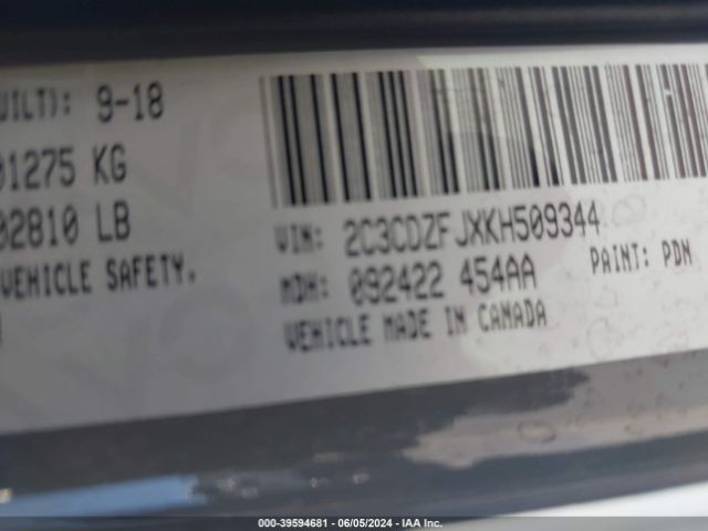 2C3CDZFJXKH509344 Dodge Challenger R/t Scat Pack