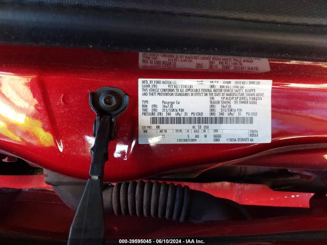 1FADP3F25EL138233 Ford FOCUS SE