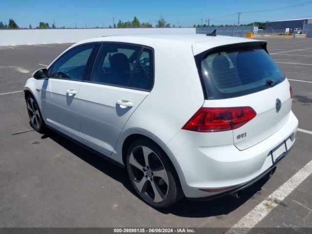 3VW5T7AU9HM018235 Volkswagen Golf Gti Autobahn 4-door/s 4-door/se 4-door/sport 4-door