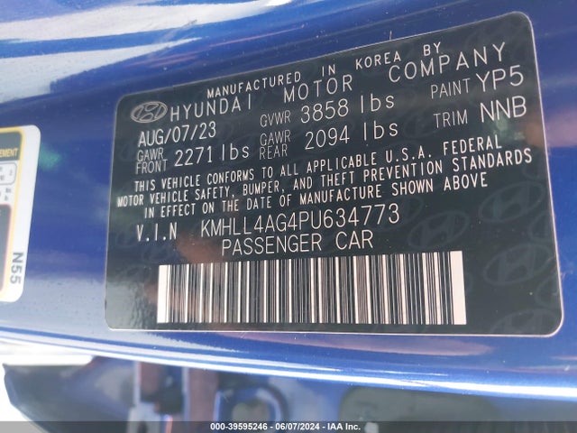 Hyundai ELANTRA SE 2023 KMHLL4AG4PU634773 Image 9