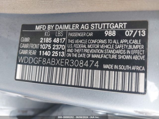 WDDGF8ABXER308474 Mercedes-Benz C 300 Luxury 4matic/sport 4matic