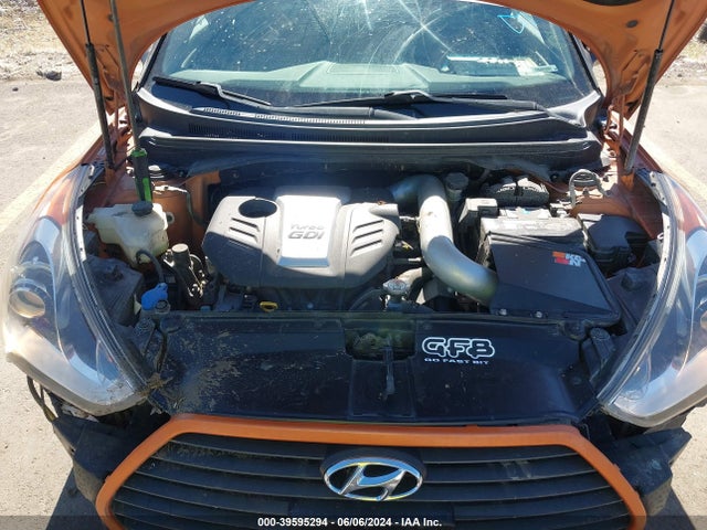 Hyundai Veloster Turbo W/black 2014 KMHTC6AE1EU195149 Image 10