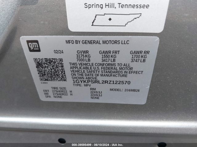 2024 CADILLAC LYRIQ 1GYKPSRL2RZ122570 Photo 8