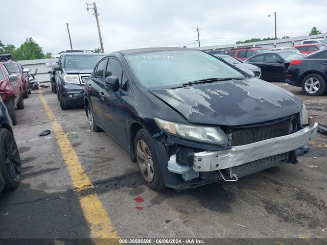 Honda Civic Lx 2014 2HGFB2F55EH544646 Image 1