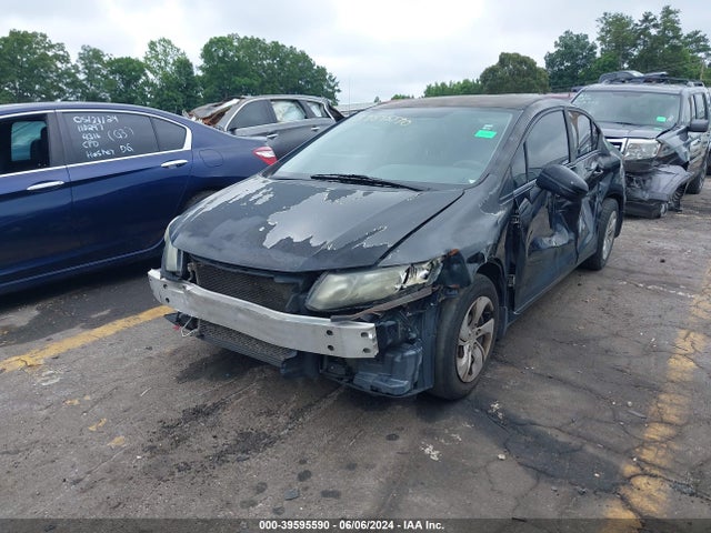 Honda Civic Lx 2014 2HGFB2F55EH544646 Image 2