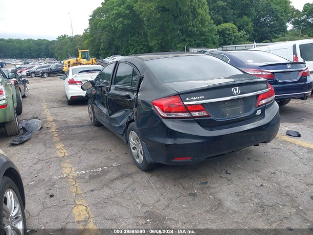 Honda Civic Lx 2014 2HGFB2F55EH544646 Image 3