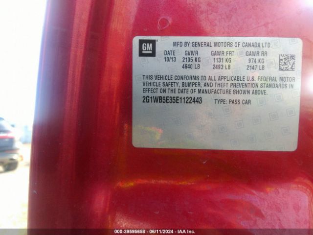 2G1WB5E35E1122443 Chevrolet Impala Limited Lt