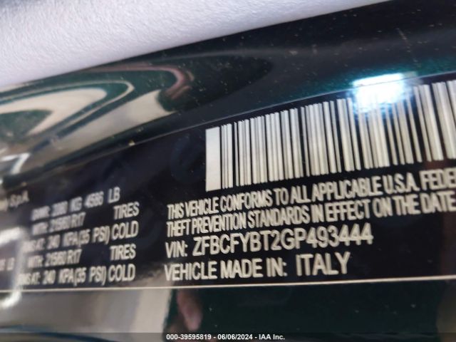 ZFBCFYBT2GP493444 Fiat 500x Easy