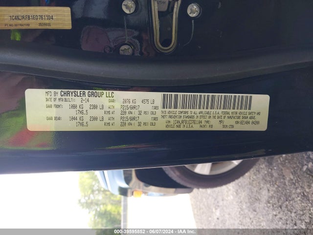 Jeep Patriot Latitude 2014 1C4NJRFB1ED761104 Image 9