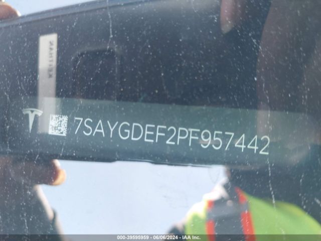 7SAYGDEF2PF957442 Tesla Model Y