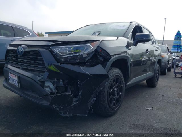 2T3RWRFVXLW076449 Toyota Rav4 Xle Hybrid