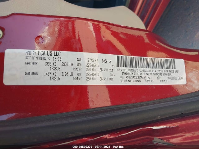 2C4RC1BG3GR175499 Chrysler Town & Country Touring
