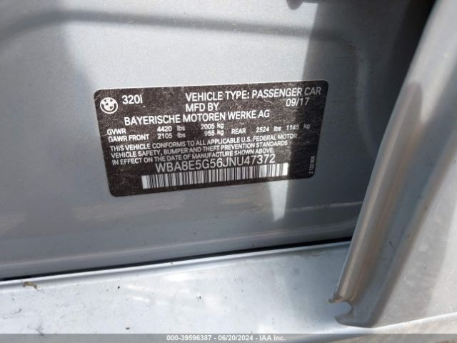 WBA8E5G56JNU47372 BMW 320i Xdrive
