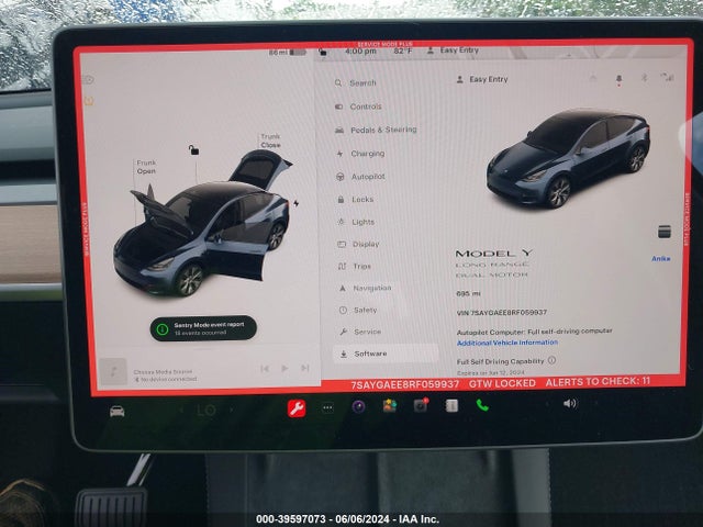 2024 TESLA MODEL Y 7SAYGAEE8RF059937 Photo 6