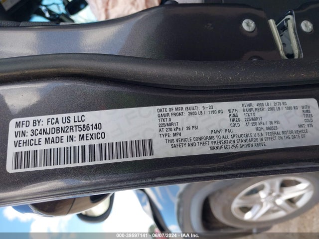 Jeep Compass Latitude 4x4 2024 3C4NJDBN2RT586140 Image 9