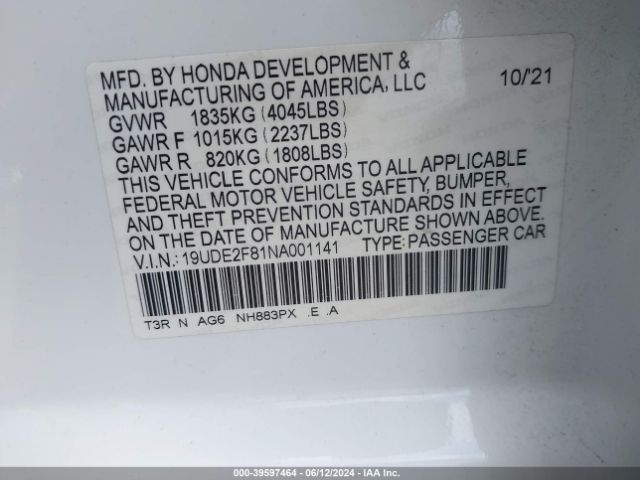 19UDE2F81NA001141 Acura Ilx Premium   A-spec Packages/technology   A-spec Packages
