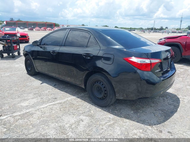 Продаж на аукціоні авто 2016 Toyota Corolla Le, vin: 2T1BURHEXGC608206, номер лоту: 39597609