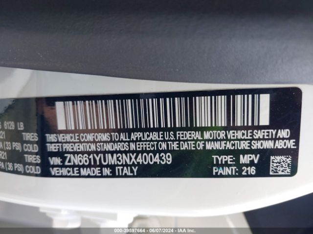 ZN661YUM3NX400439 Maserati Levante Modena