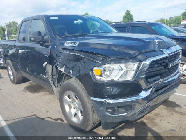 Auction sale of the 2022 Ram 1500 Big Horn Quad Cab 4x4 6'4 Box, vin: 1C6RRFBG0NN279641, lot number: 39597696