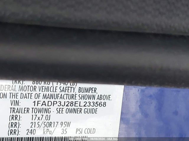 Ford Focus Titanium 2014 1FADP3J28EL233568 Image 9