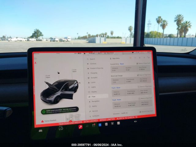 7SAYGDEF9NF492316 Tesla Model Y Performance Dual Motor All-wheel Drive