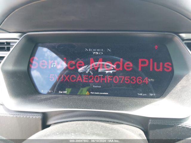 5YJXCAE20HF075364 Tesla Model X 100d/75d/90d