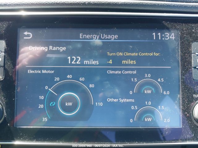 1N4AZ1CV7MC554184 Nissan Leaf Sv 40 Kwh