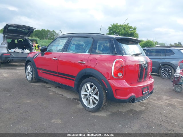 2012 MINI COOPER S COUNTRYMAN WMWZC5C58CWL64054 Photo 2