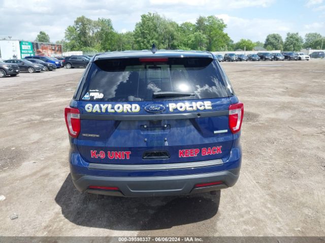 1FM5K8AT0KGA65007 Ford Police Interceptor Utility