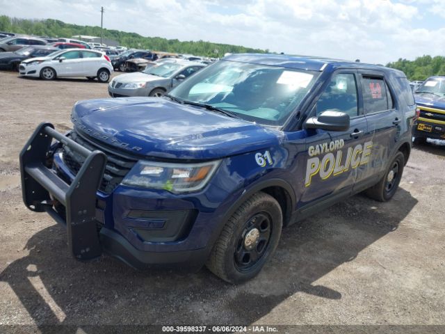 1FM5K8AT0KGA65007 Ford Police Interceptor Utility