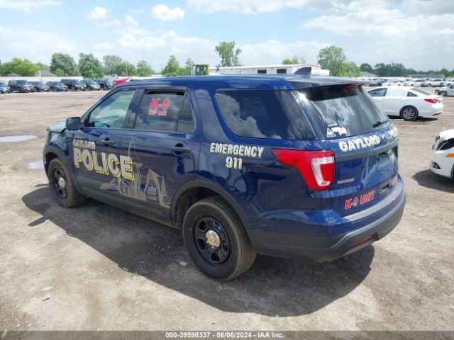 1FM5K8AT0KGA65007 Ford Police Interceptor Utility