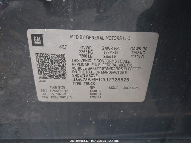 Chevrolet Silverado 1500 2lt 2018 1GCVKREC3JZ128575 Image 9