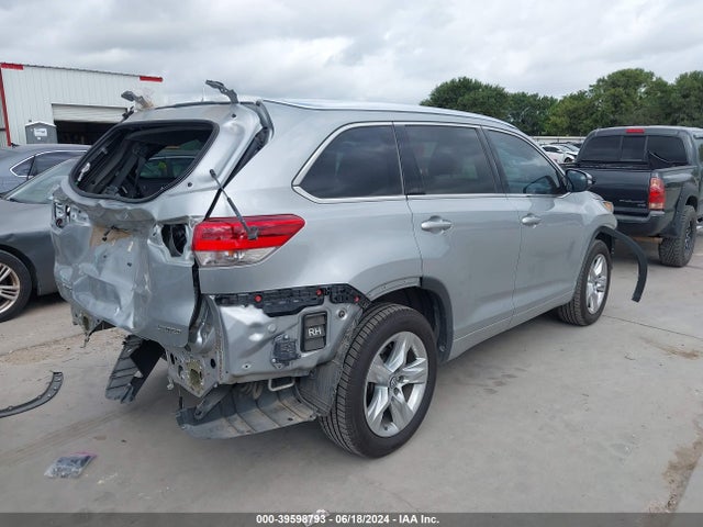 Toyota Highlander Limited 2017 5TDYZRFH6HS197615 Image 4