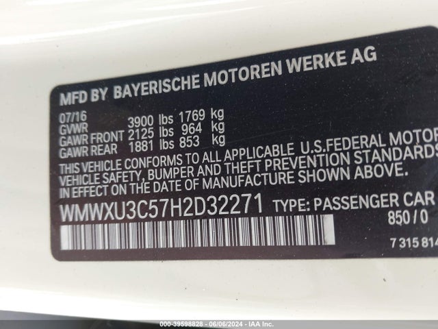 2017 MINI HARDTOP WMWXU3C57H2D32271 Photo 8