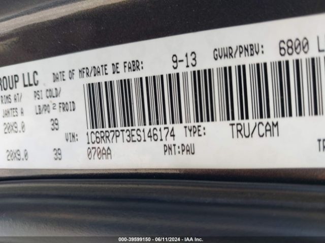 1C6RR7PT3ES146174 RAM 1500 Longhorn