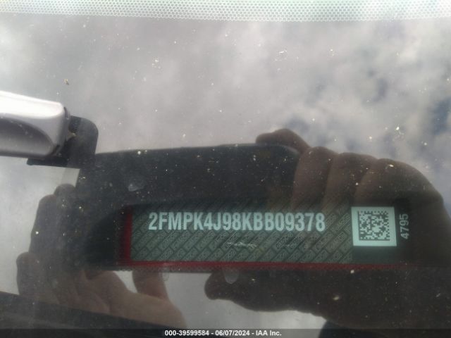 2FMPK4J98KBB09378 Ford EDGE SEL