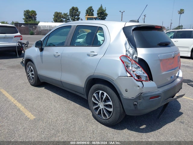 Chevrolet Trax 1ls 2015 KL7CJKSB7FB098328 Image 3