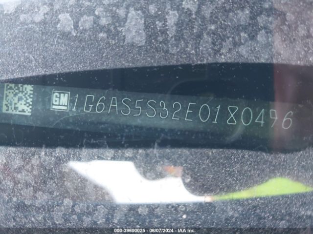 1G6AS5S32E0180496 Cadillac Cts Performance