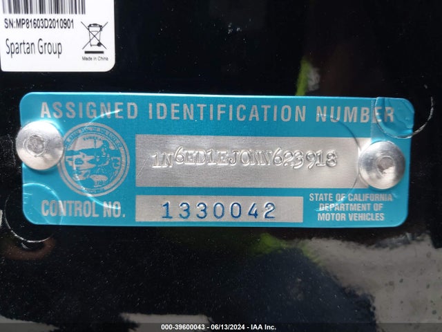 Nissan Frontier S 4x2 2022 1N6ED1EJ0NN623918 Image 9