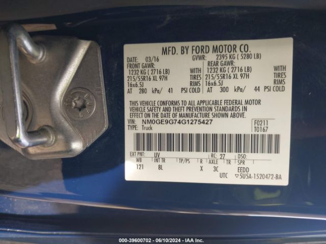 NM0GE9G74G1275427 Ford Transit Connect Titanium