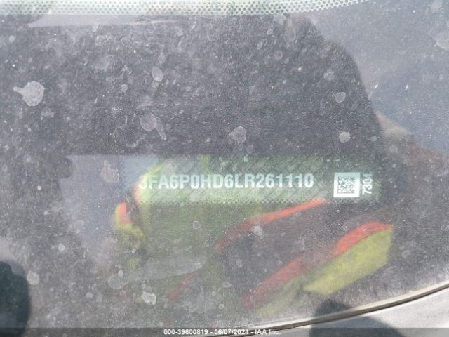 3FA6P0HD6LR261110 Ford FUSION SE