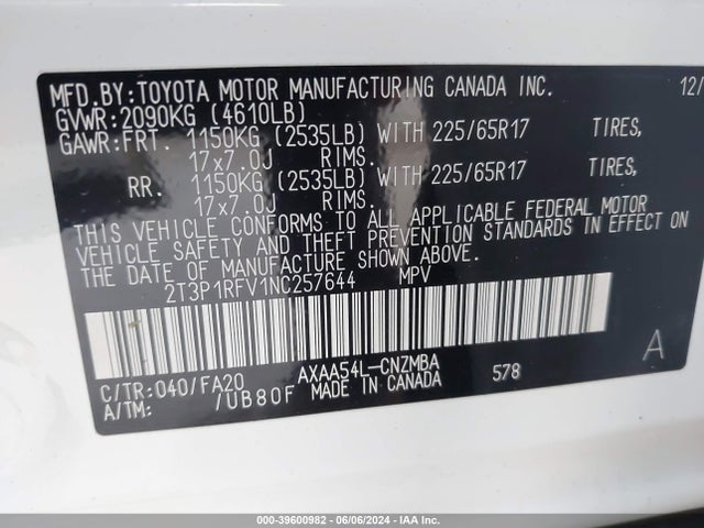 Toyota Rav4 Xle 2022 2T3P1RFV1NC257644 Image 9