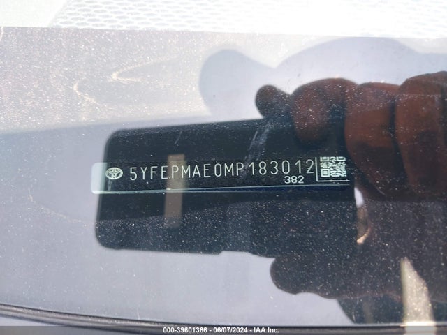 Toyota COROLLA LE 2021 5YFEPMAE0MP183012 Image 9