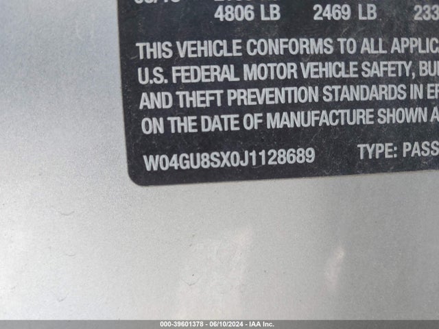 W04GU8SX0J1128689 Buick Regal Tourx Preferred