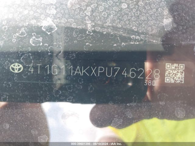 4T1G11AKXPU746228 Toyota CAMRY SE