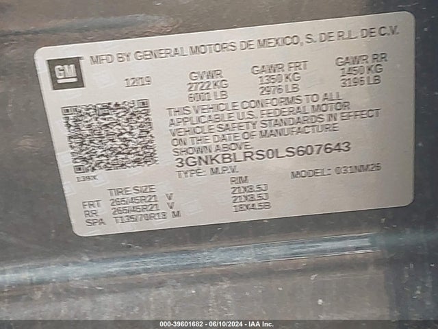 Chevrolet Blazer Awd Premier 2020 3GNKBLRS0LS607643 Image 9