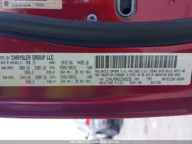 1C4NJPBA2ED502235 Jeep Patriot Sport